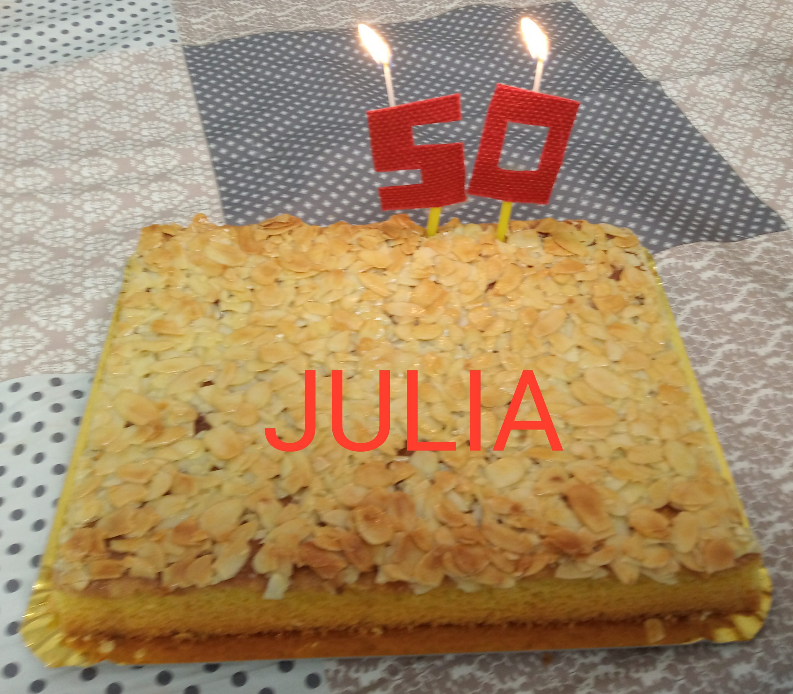 Aniversario Julia